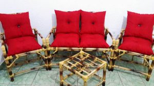 de sofá bambu